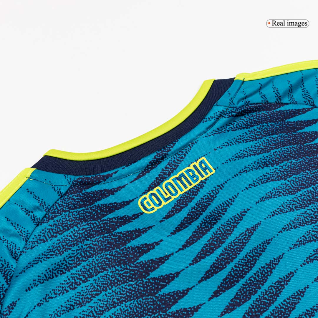 Colombia Womens Away Soccer Jersey World Cup 2026 Blue