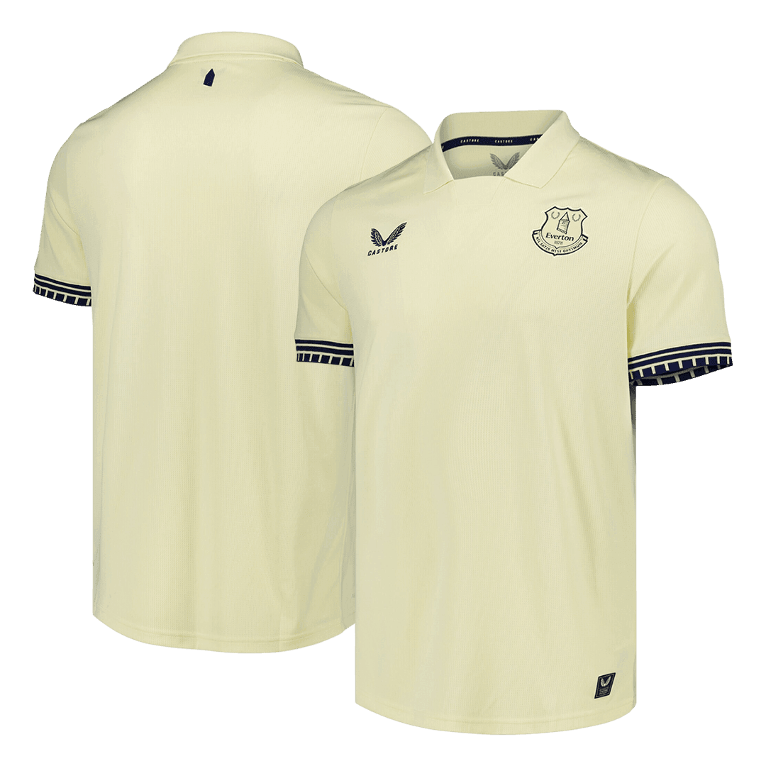 Everton Mens Away Soccer Jersey 2025/26 Yellow
