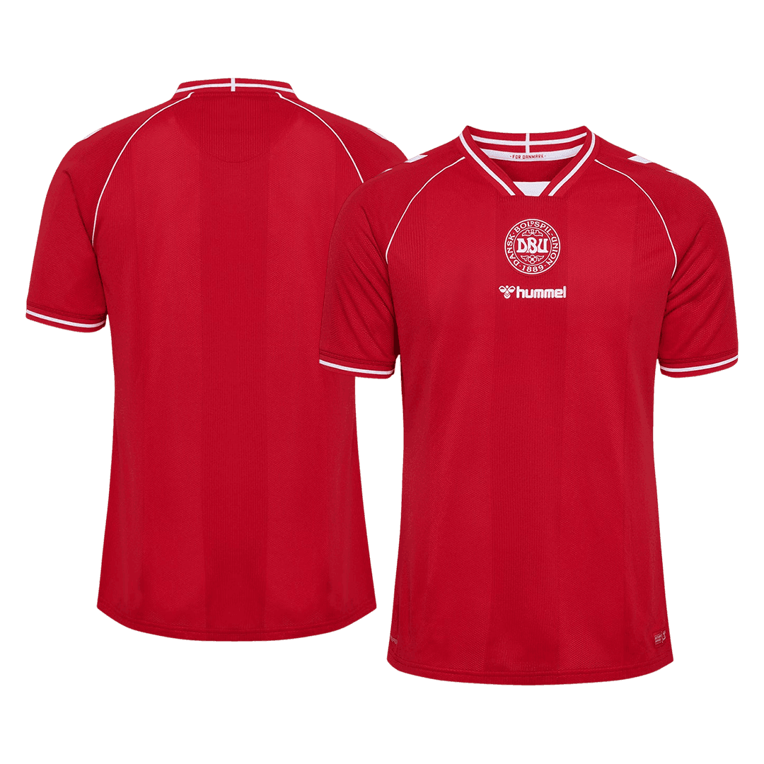 Denmark Mens Home Soccer Jersey World Cup 2026 Red