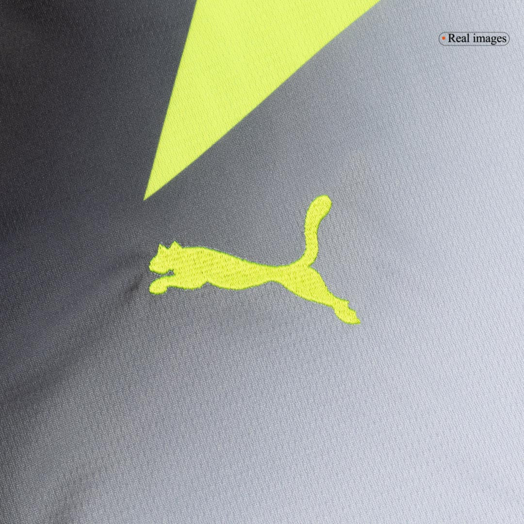 Borussia Dortmund Mens Away Soccer Jersey 2025/26 Gray