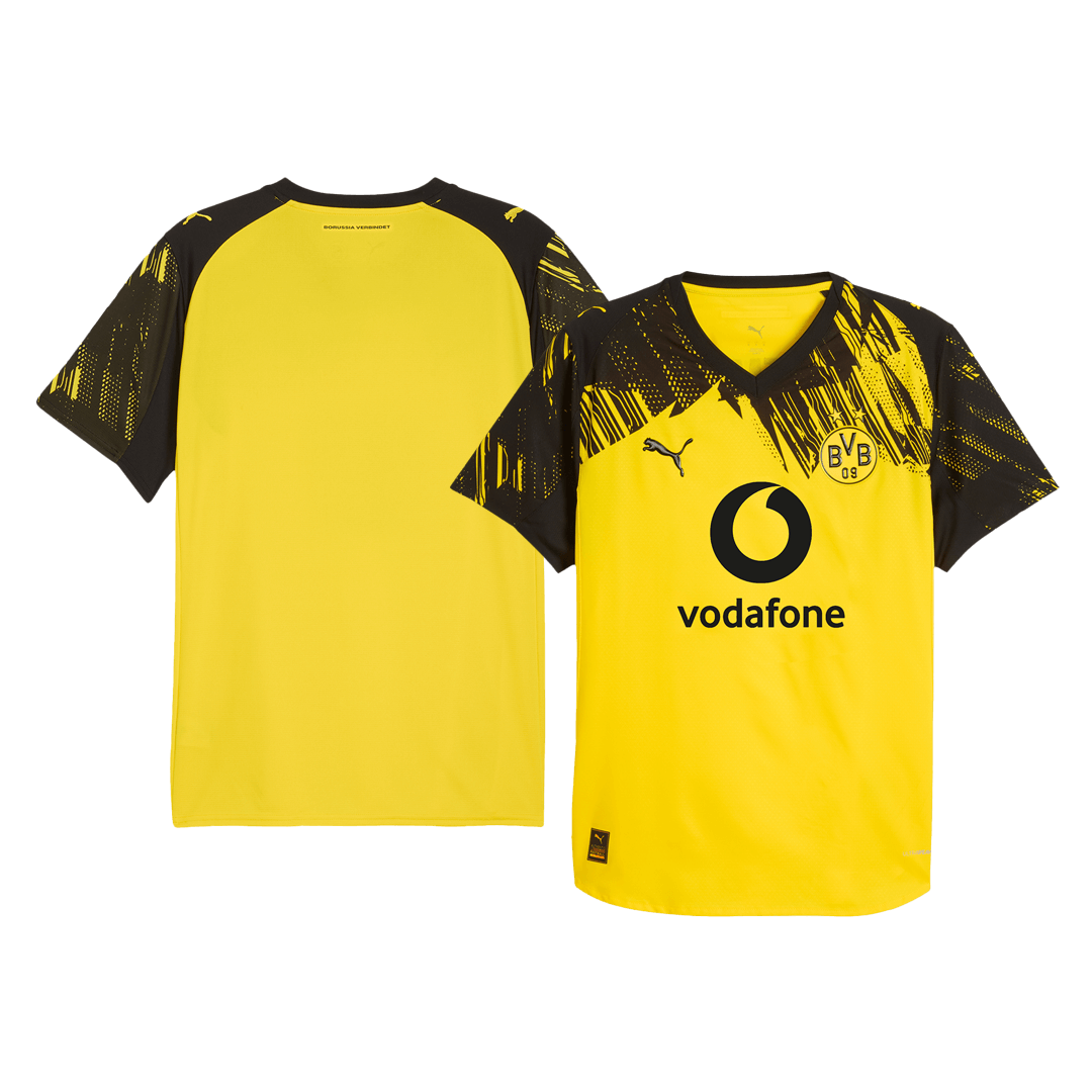 Borussia Dortmund Mens Home Soccer Jersey 2025/26 Yellow - Player Version