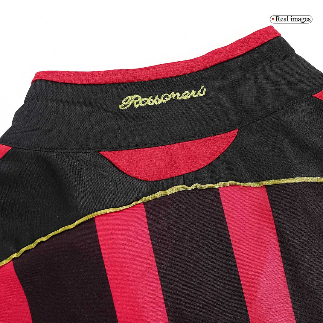 Retro AC Milan Mens Home Soccer Jersey 2006/07 Red&Black