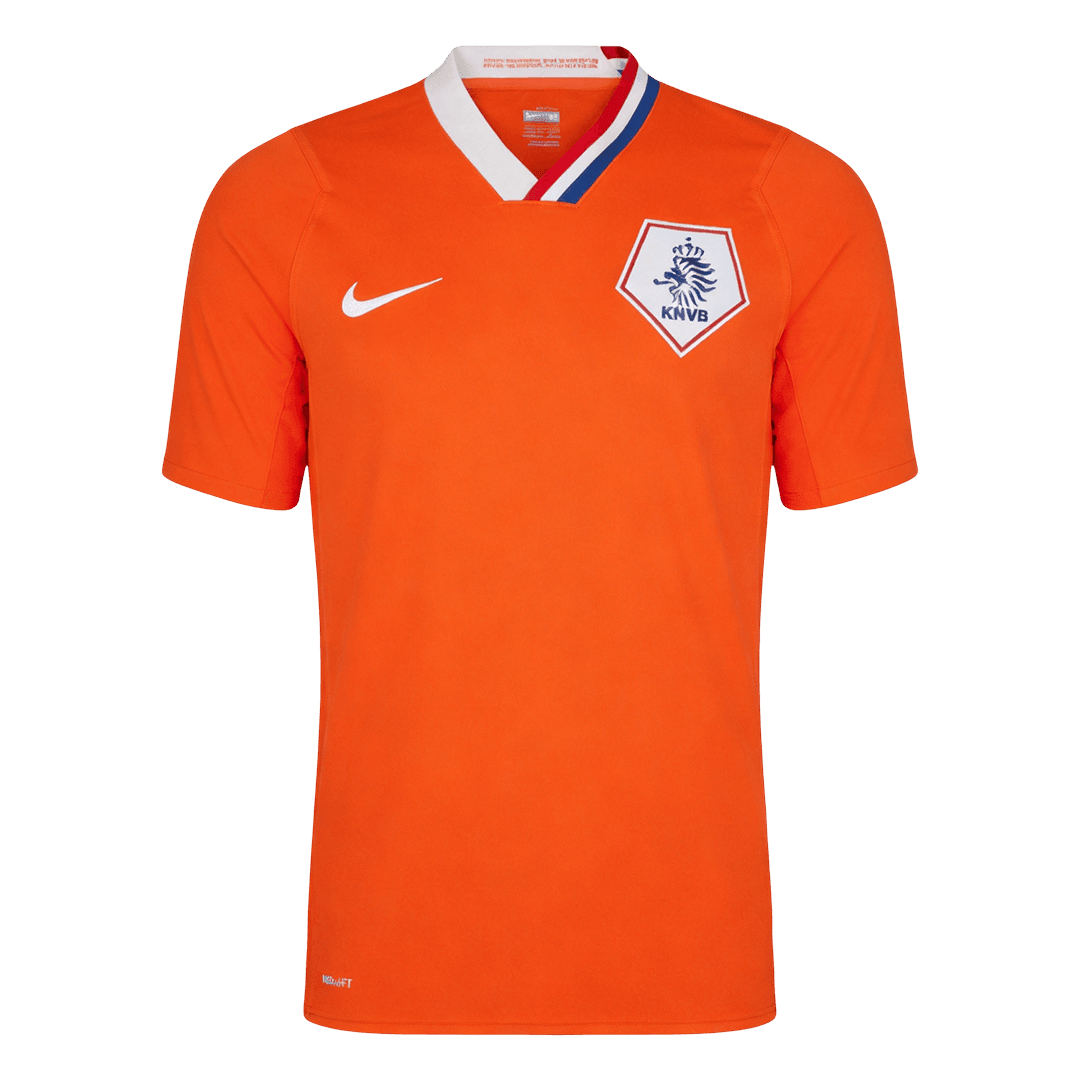 Retro Netherlands Mens Home Soccer Jersey 2008 Orange
