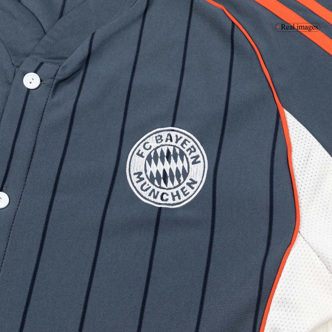 Bayern Munich Mens Soccer Jersey 2025/26 Gray