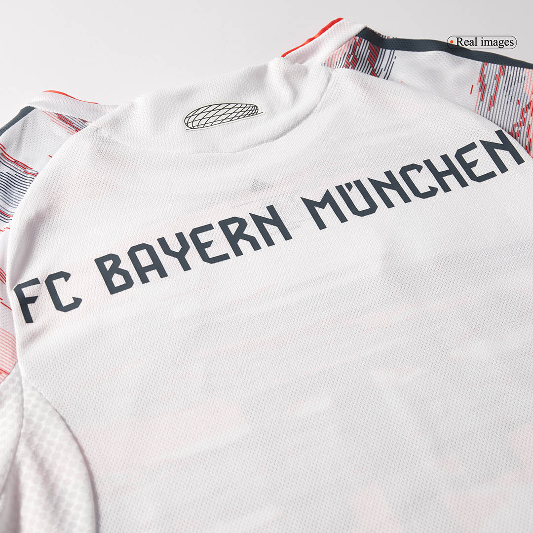 KANE #9 Bayern Munich Mens Away Soccer Jersey 2025/26 White - Player Version
