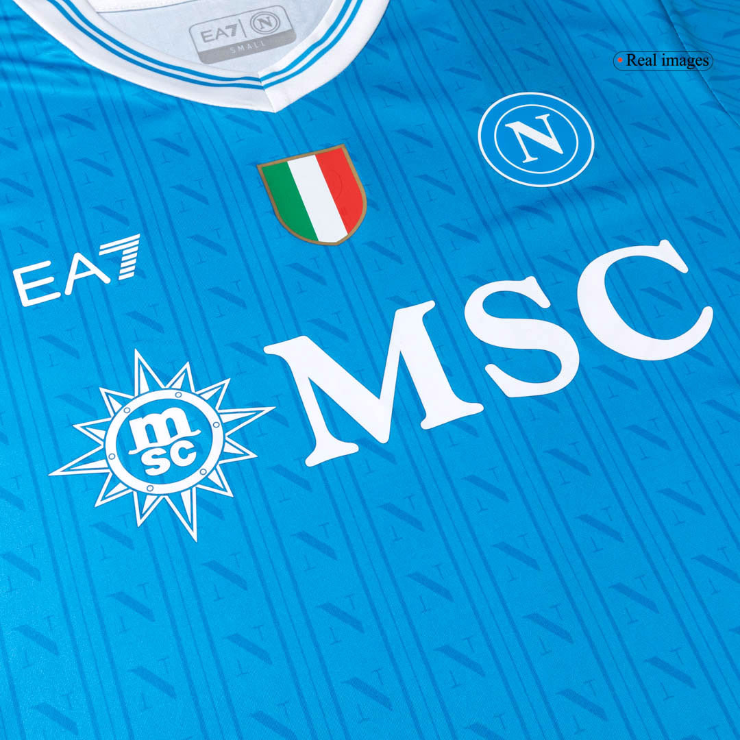 Napoli Mens Home Soccer Jersey 2025/26 Blue