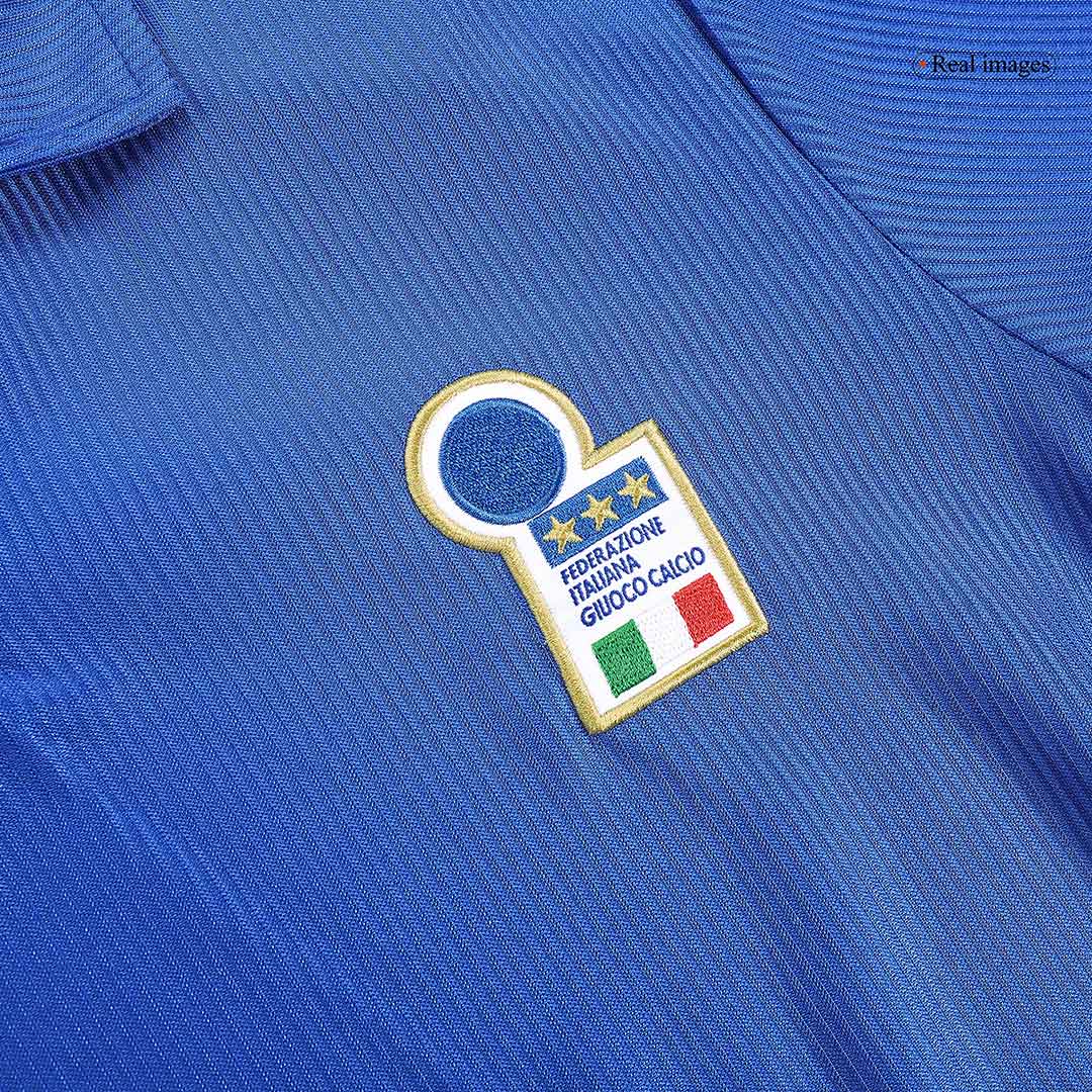 Retro Italy Mens Home Soccer Jersey World Cup 1998 Blue