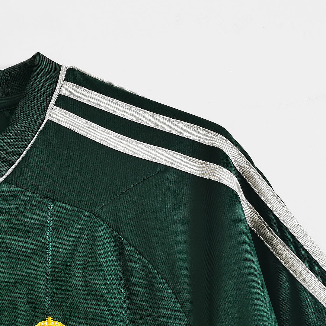 Retro Real Madrid Mens Third Away Soccer Jersey 2012/13 Green