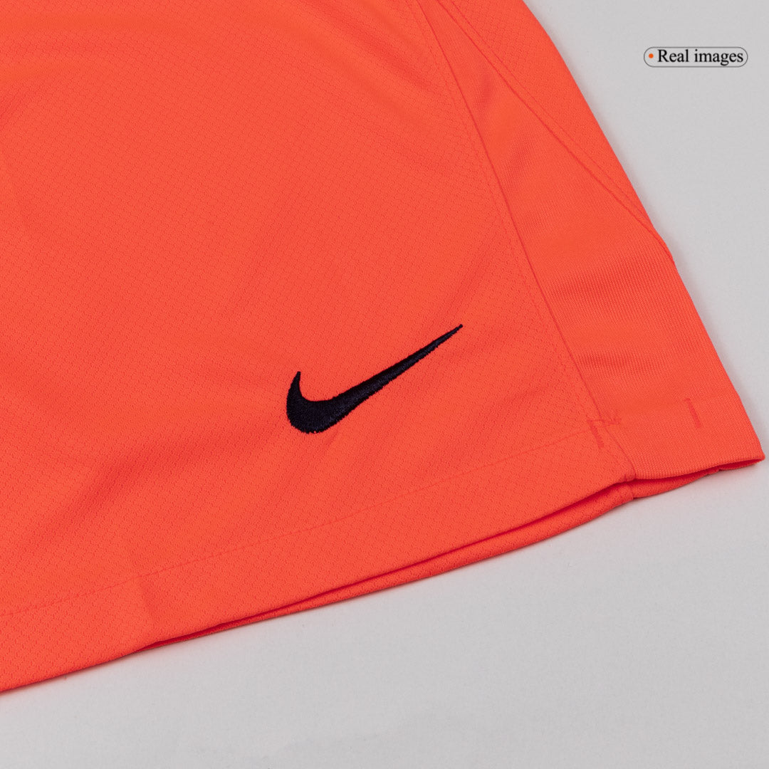 Barcelona Mens Third Away Soccer Shorts 2025/26 Orange