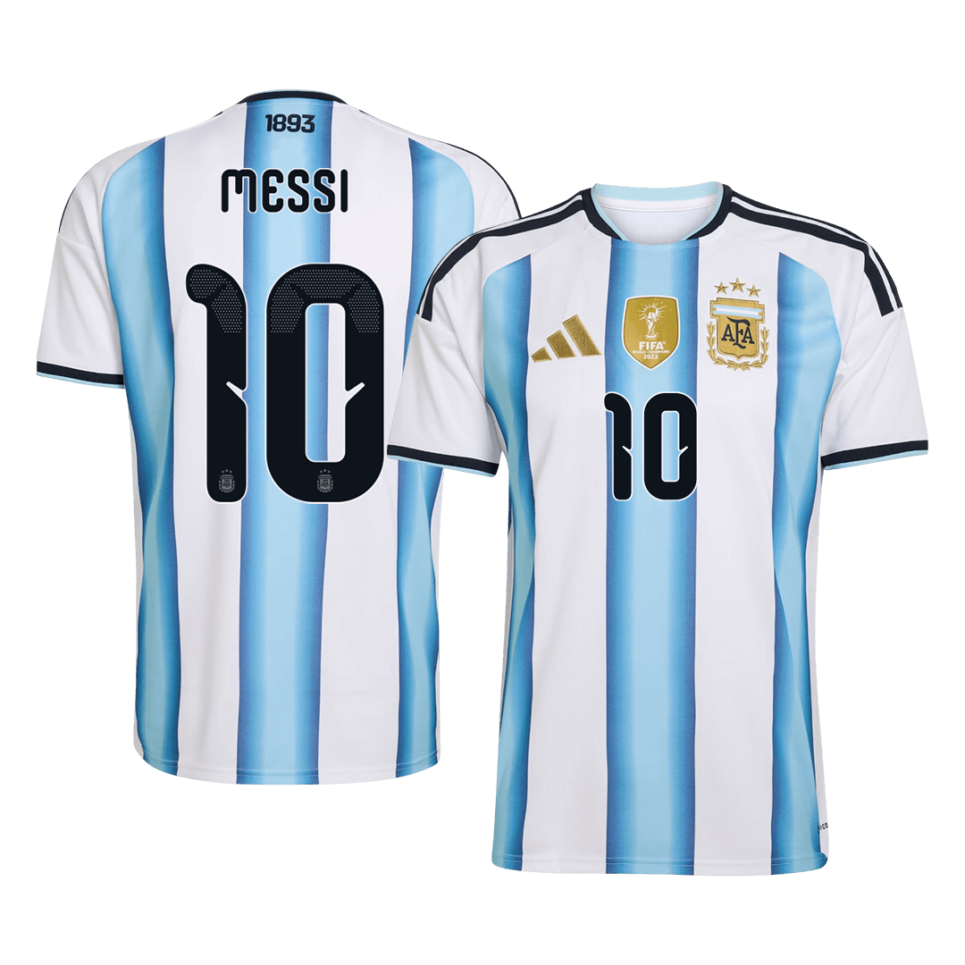 MESSI #10 Argentina Mens Home Soccer Jersey World Cup 2026 Blue&White [PREMIUM]