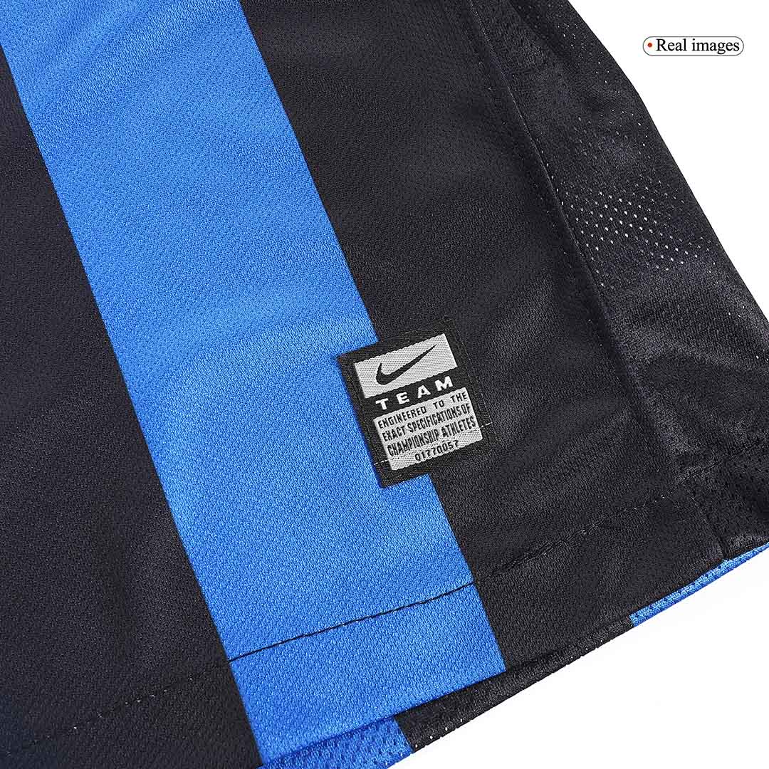 Retro Inter Milan Mens Home Soccer Jersey UCL Final UCL 2009/10 Black&Blue