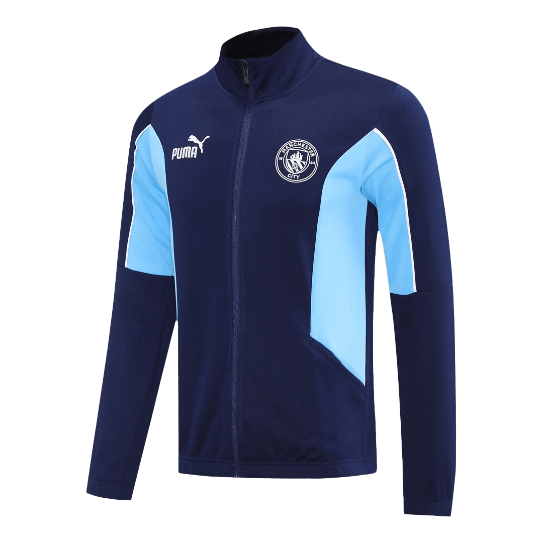 Manchester City Mens Training Tracksuit Kit 2025/26 Navy