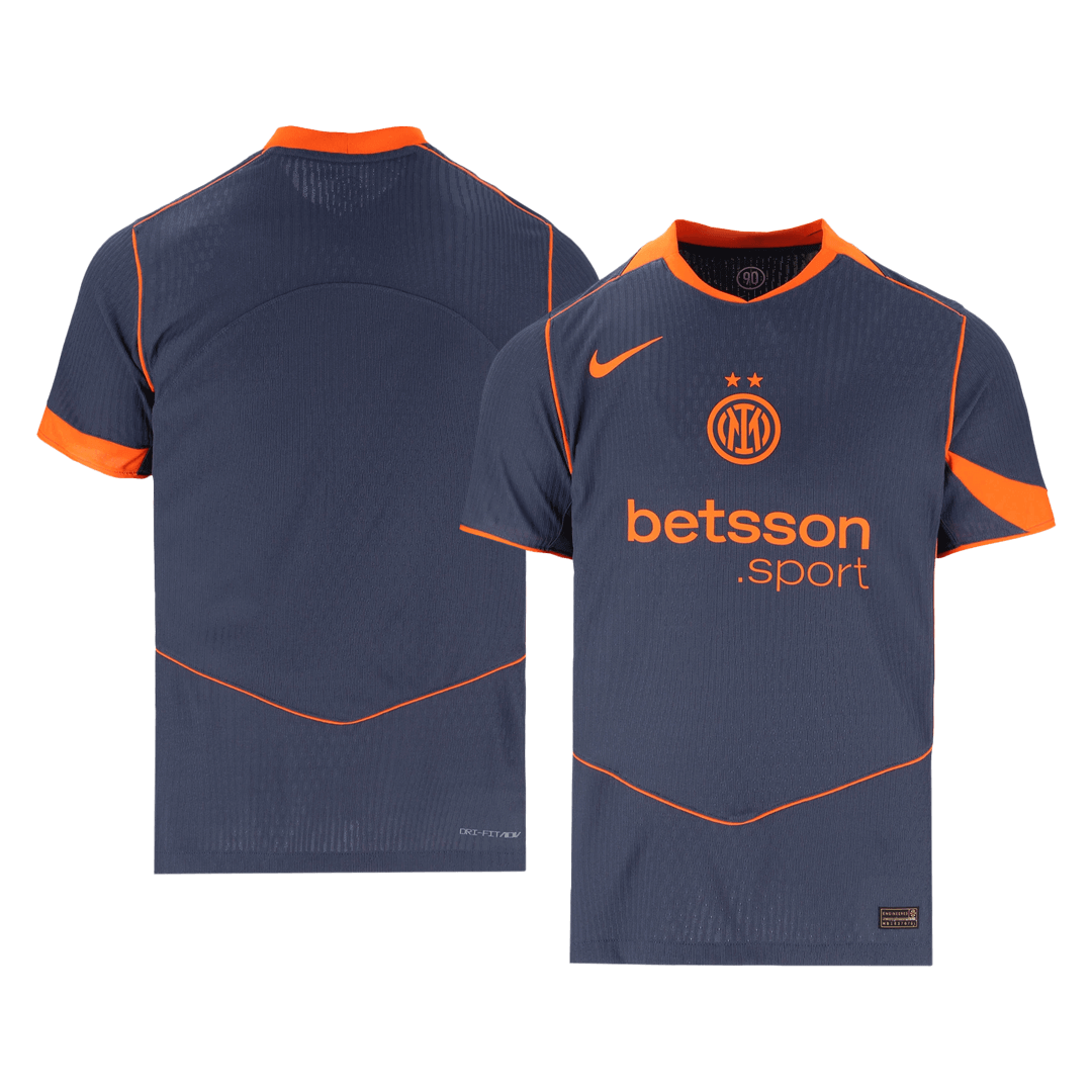 Inter Milan Mens Third Away Soccer Jersey 2025/26 Navy - Player Version