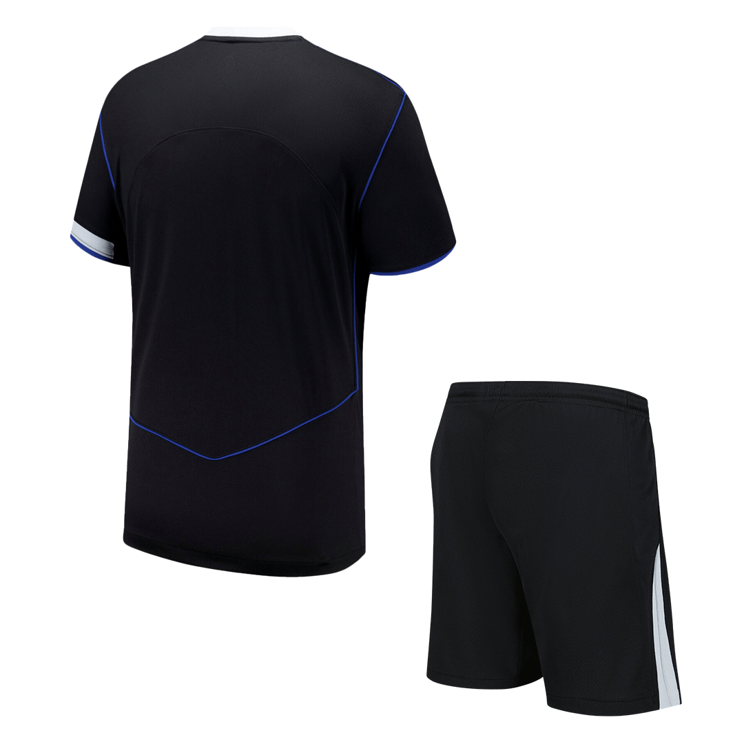 Chelsea Mens Third Away Soccer Kit 2025/26 Black