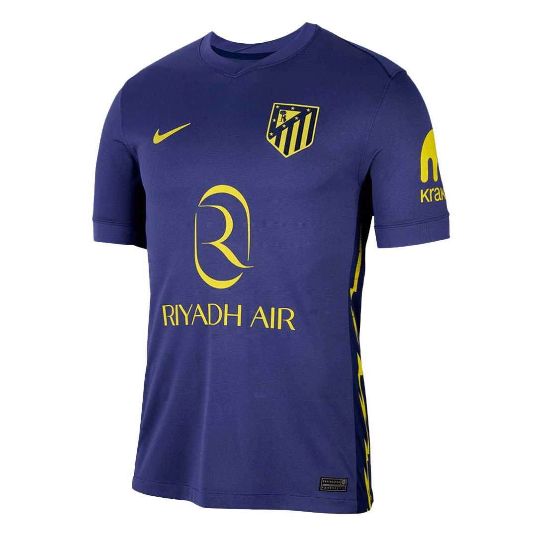 SØRLOTH #9 Atletico Madrid Mens Away Soccer Jersey 2025/26 Navy