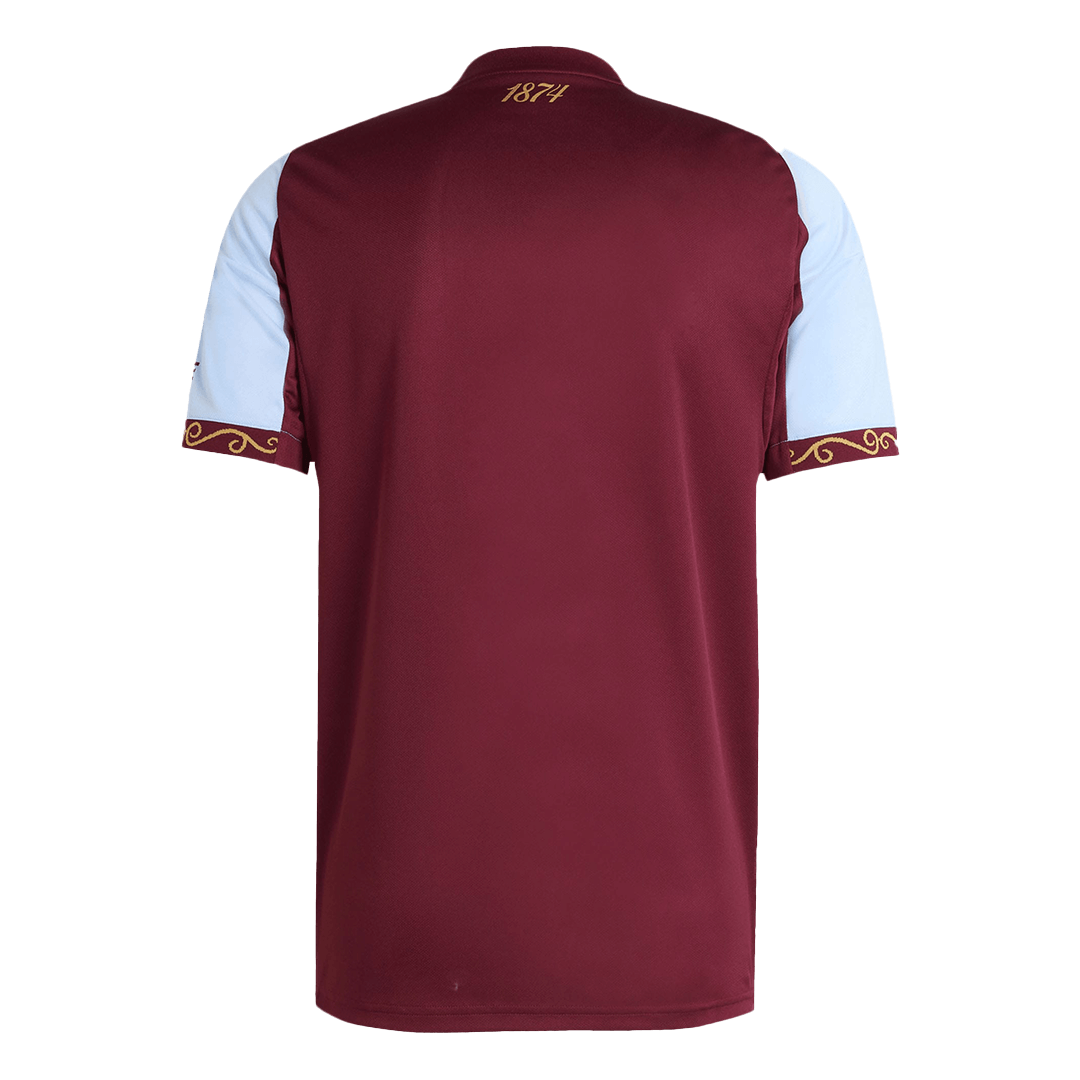 Aston Villa Mens Home Soccer Jersey 2025/26 Red