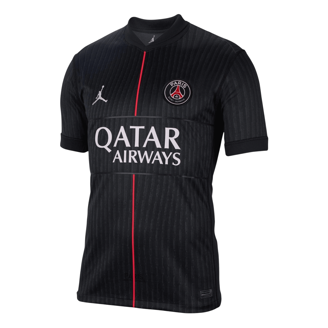 PSG Mens Fourth Away Soccer Kit 2025/26 Black