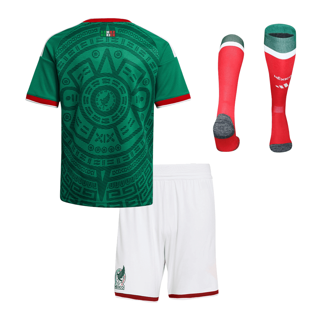 Mexico Kids Home Soccer Full Set 2026 Green [PREMIUM]
