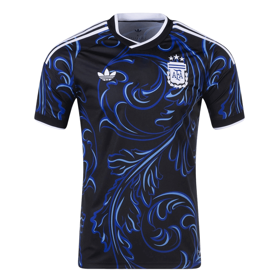 Argentina Mens Away Soccer Jersey World Cup 2026 Black