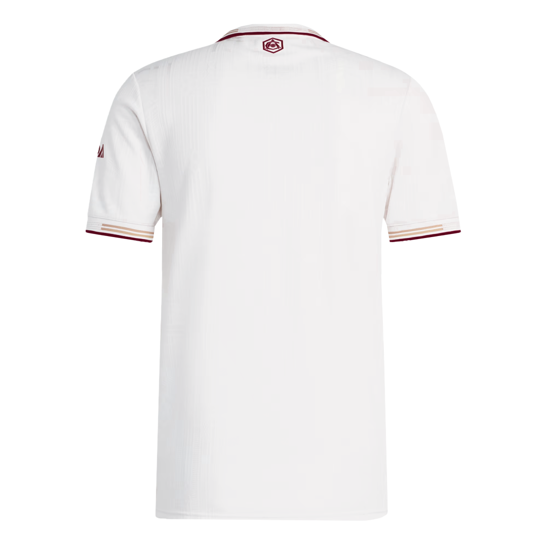 Arsenal Mens Third Away Soccer Jersey 2025/26 White - Player Version