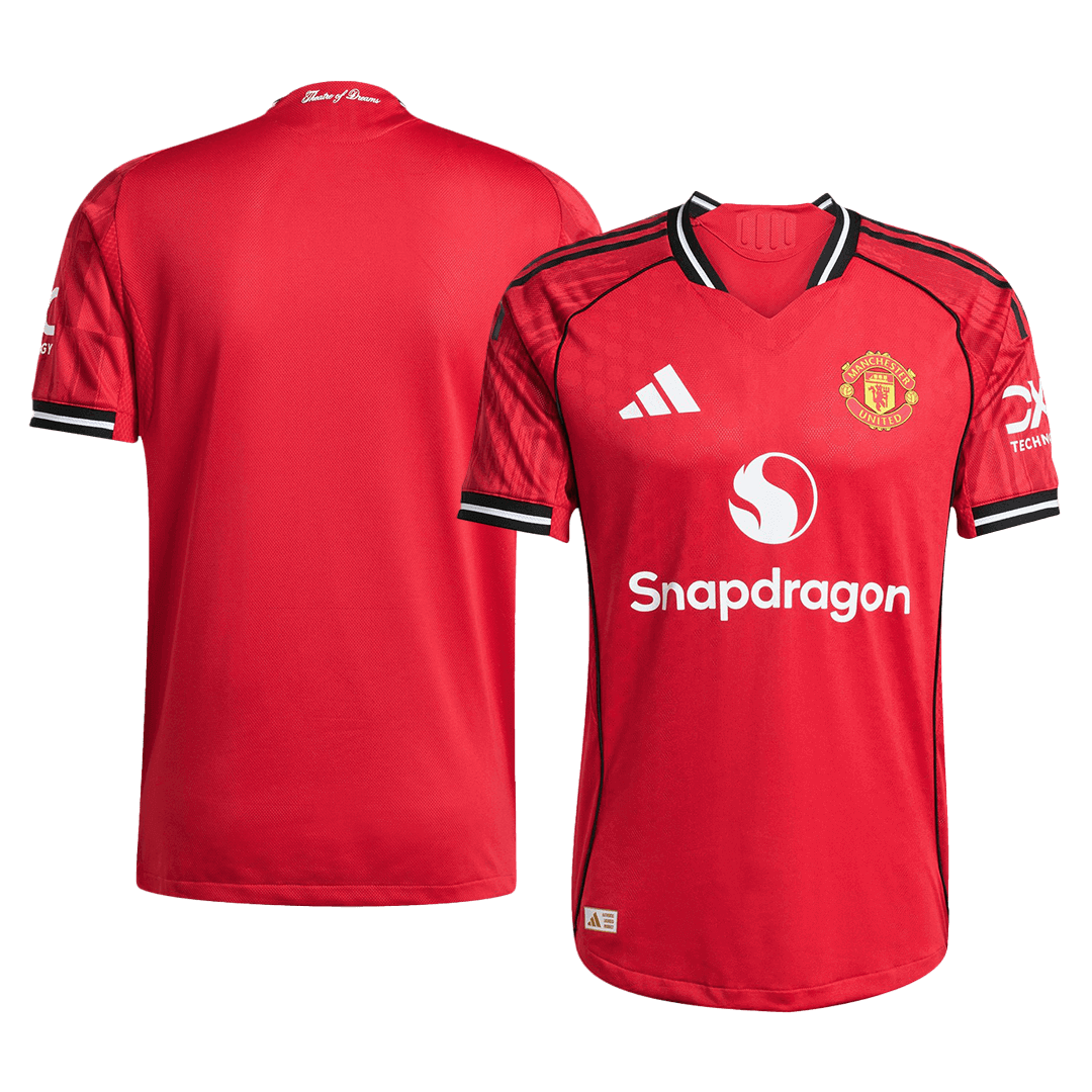 Manchester United Mens Home Soccer Jersey 2025/26 Red - Player Version