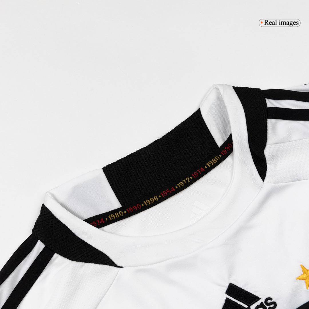 Retro Germany Mens Home Soccer Jersey 2008 White