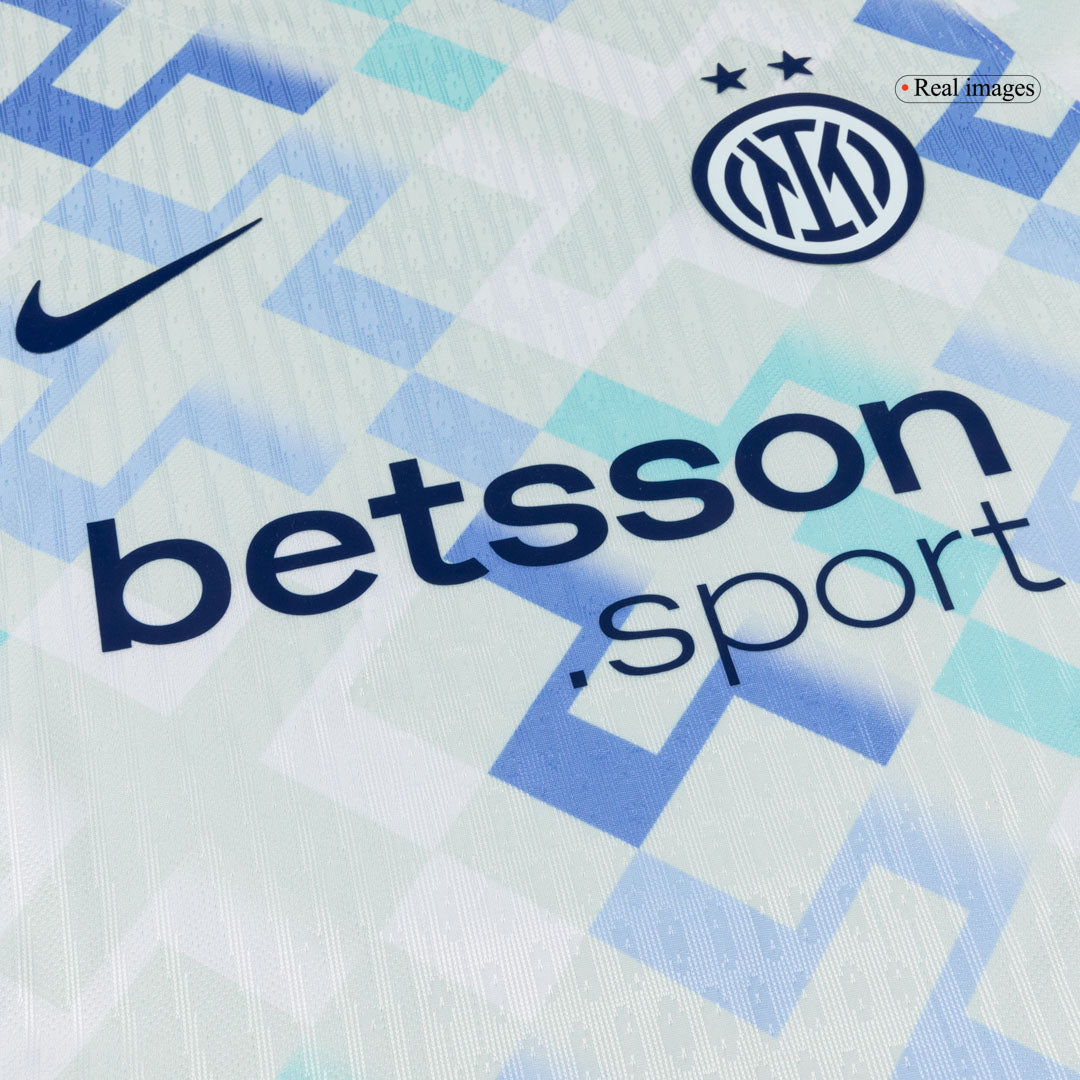 DUMFRIES #2 Inter Milan Mens Away Soccer Jersey 2025/26 Blue - Player Version