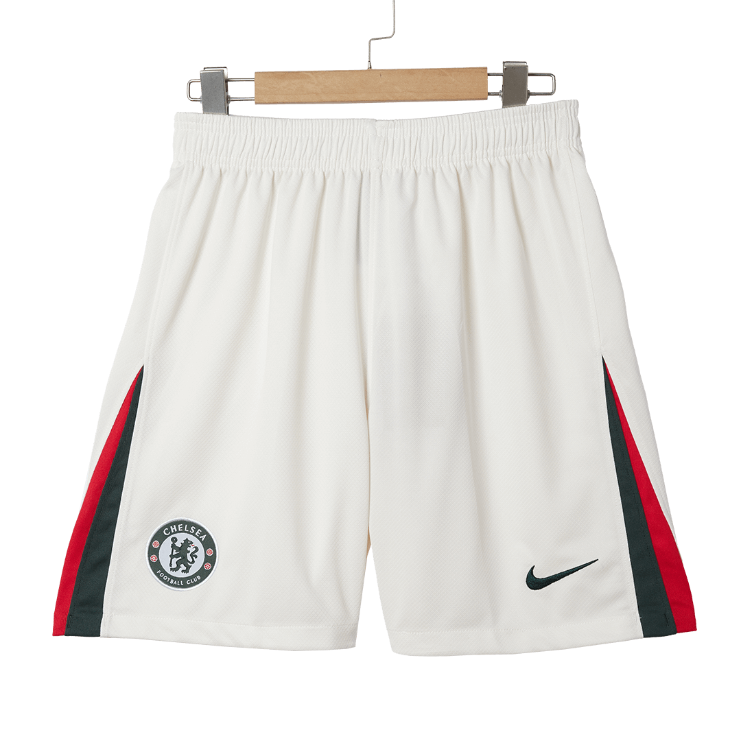 Chelsea Mens Away Soccer Shorts 2025/26 White