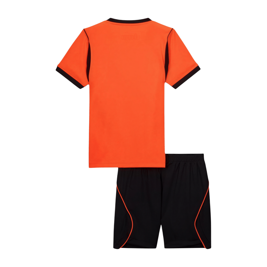 Netherlands Kids Home Soccer Kit World Cup 2026 Orange