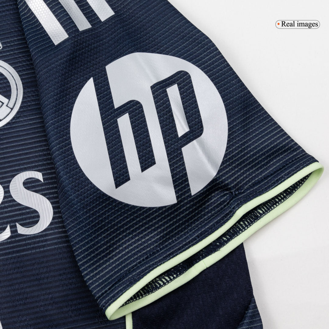 TCHOUAMENI #14 Real Madrid Mens Away Soccer Jersey 2025/26 Navy - Player Version [PREMIUM]