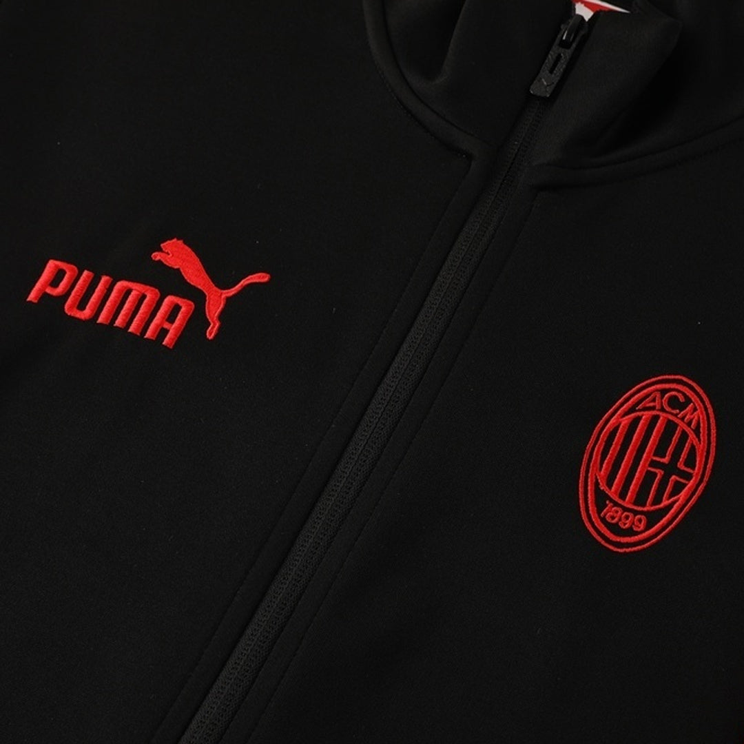 AC Milan Mens Training Tracksuit Kit 2025/26 Black
