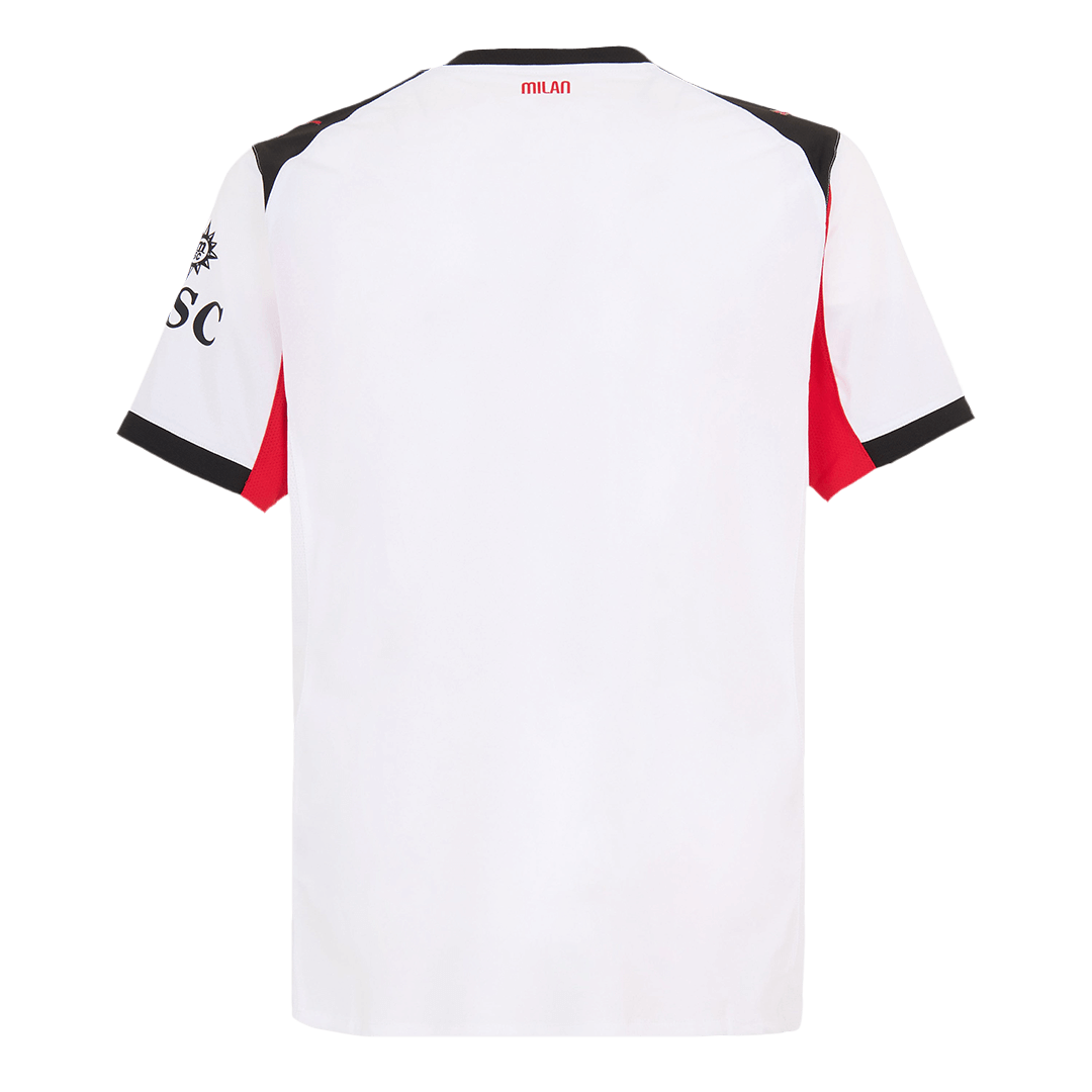 AC Milan Mens Away Soccer Jersey 2025/26 White - Player Version