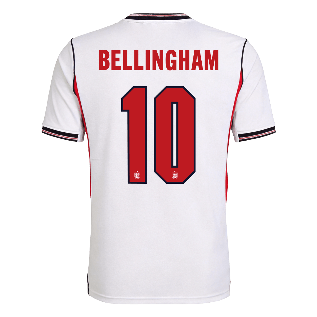 BELLINGHAM #10 England Mens Home Soccer Jersey World Cup 2026 White