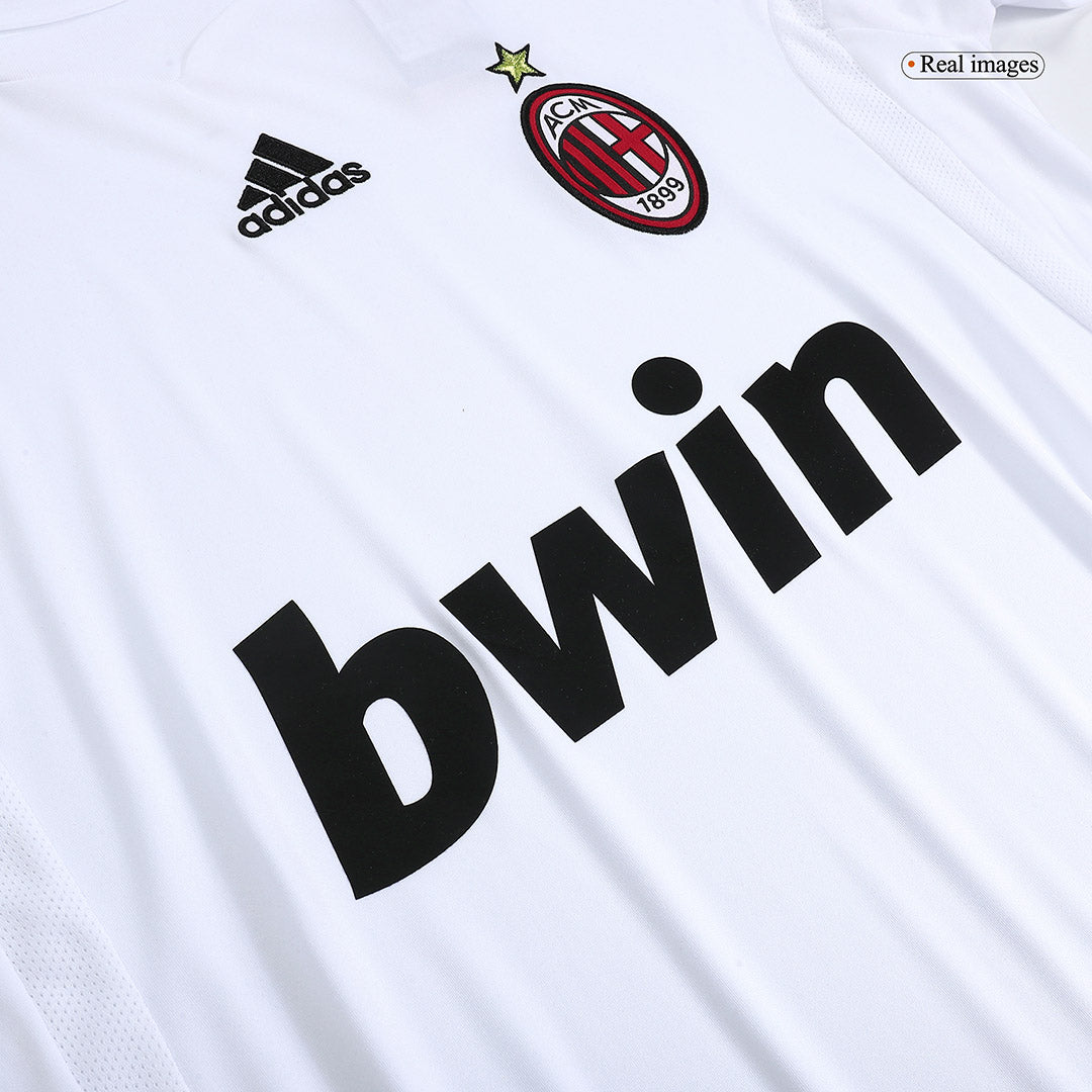 Retro AC Milan Mens Away Soccer Jersey 2009/10 White