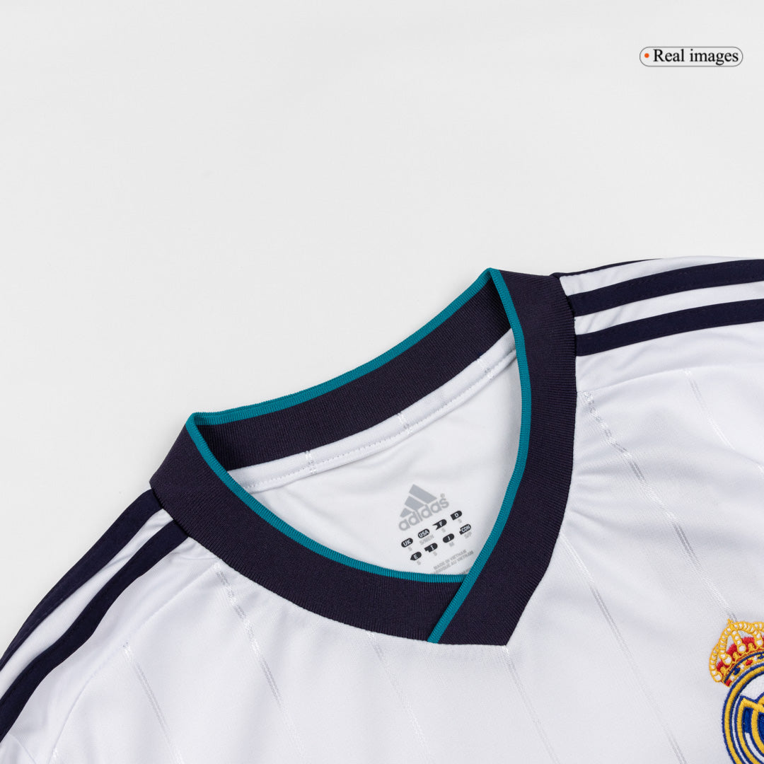 Retro Real Madrid Mens Home Soccer Jersey 2012/13 White