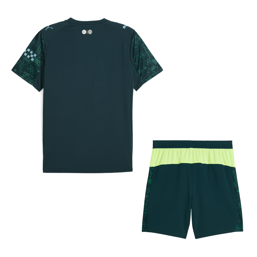 Manchester City Mens Fourth Away Soccer Kit 2025/26 Green
