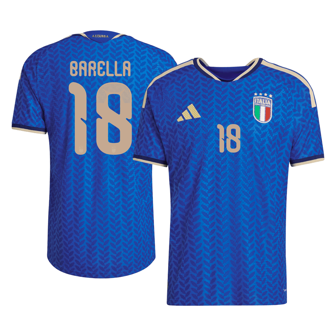 DARMIAN #13 Italy Mens Home Soccer Jersey World Cup 2026 Blue - Player Version