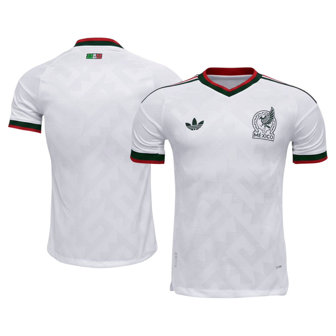 Mexico Mens Away Soccer Jersey World Cup 2026 White - Player Version