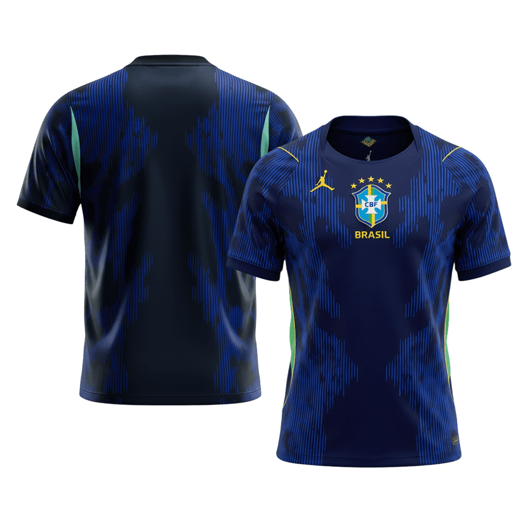 Brazil Mens Away Soccer Jersey World Cup 2026 Navy