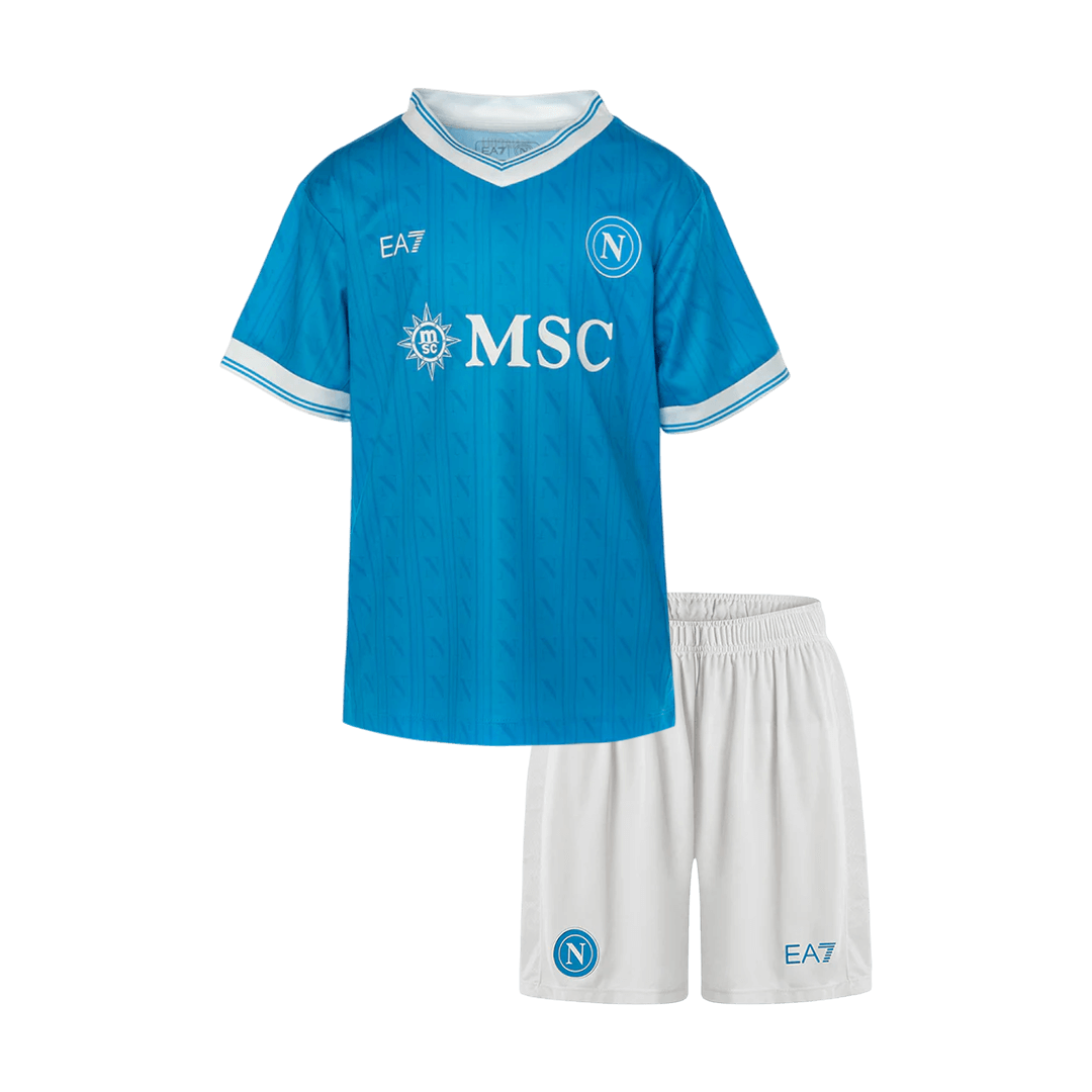 Napoli Kids Home Soccer Kit 2025/26 Blue