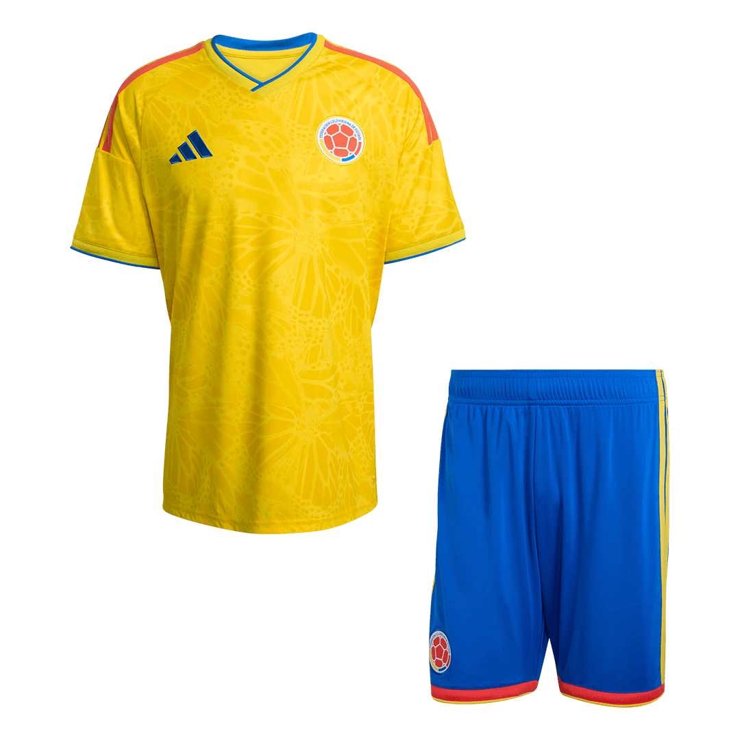 Colombia Mens Home Soccer Kit World Cup 2026 Yellow