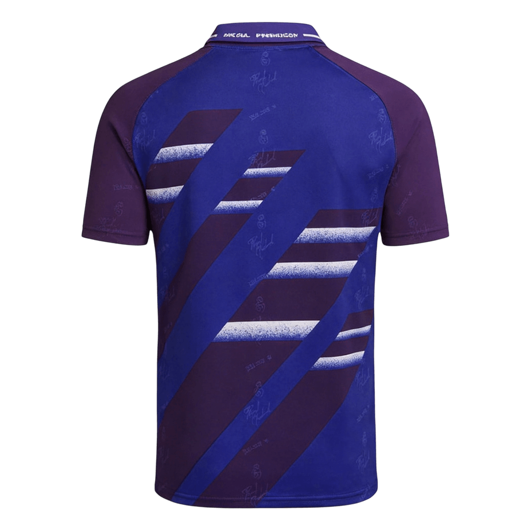 Retro Real Madrid Mens Away Soccer Jersey 1994/96 Purple