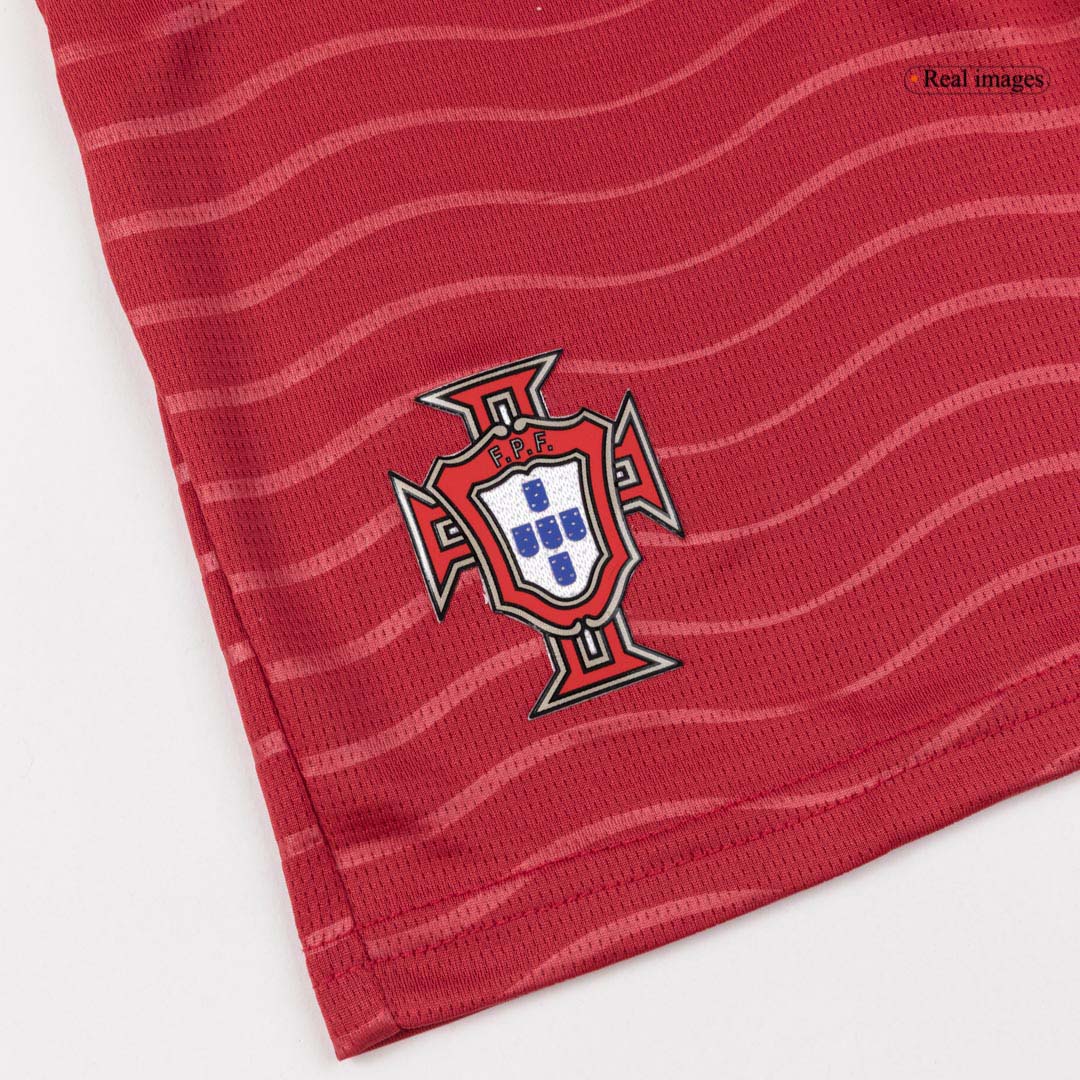 B. FERNANDES #8 Portugal Kids Home Soccer Kit World Cup 2026 Red [PREMIUM]