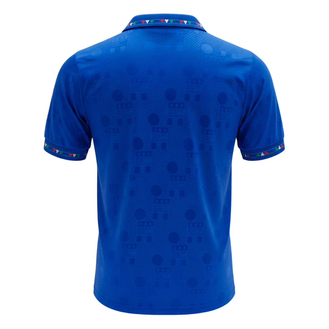 Retro Italy Mens Home Soccer Jersey 1994 Blue