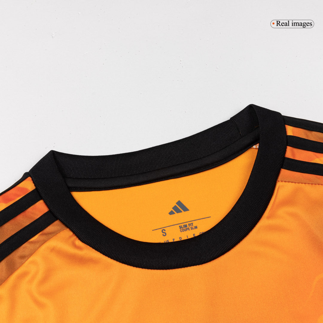 DYBALA #21 Roma Mens Away Soccer Jersey 2025/26 Orange