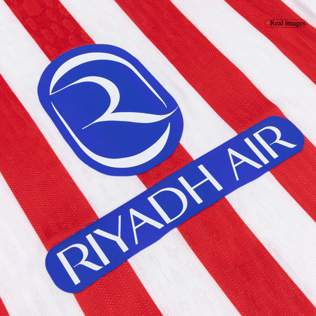Atletico Madrid Mens Home Soccer Jersey 2025/26 Red&White - Player Version