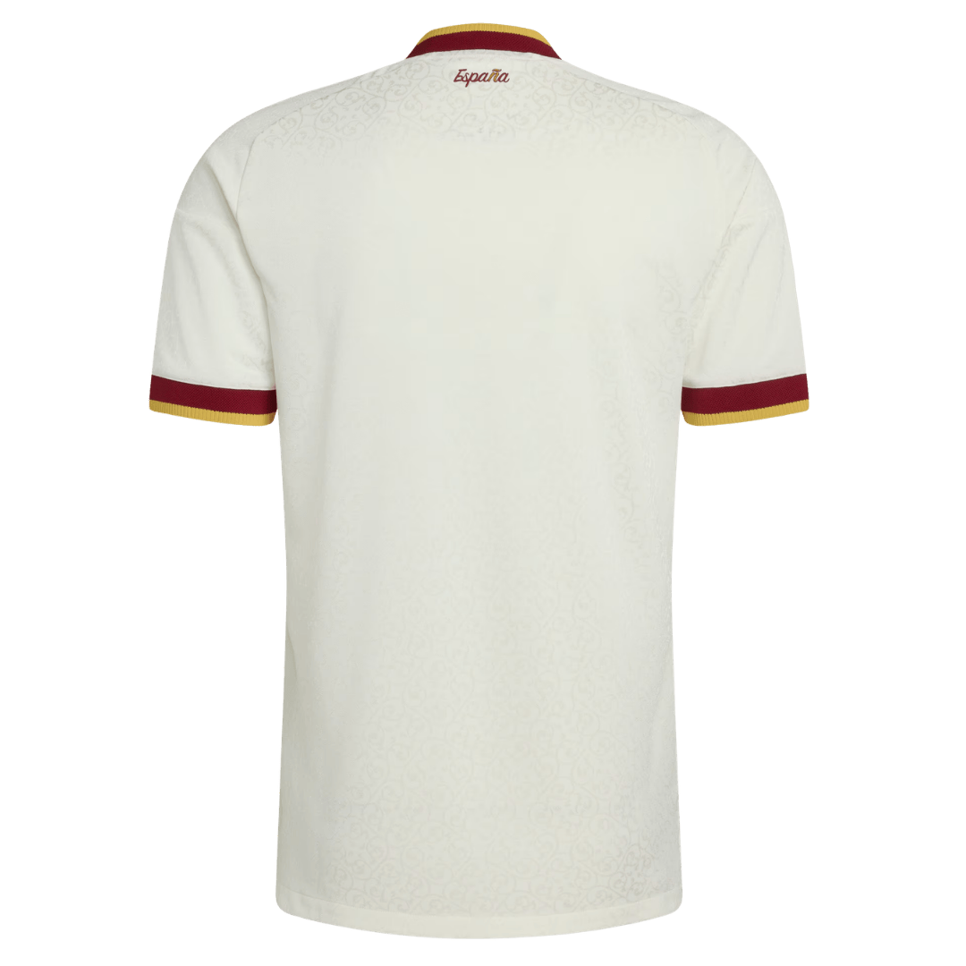 Spain Mens Away Soccer Jersey World Cup 2026 White - Player Version