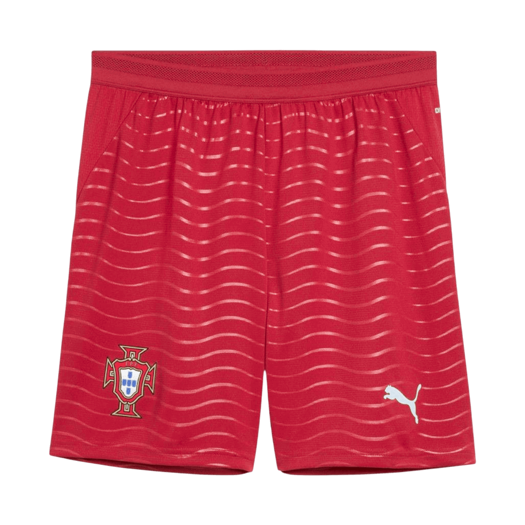 Portugal Mens Home Soccer Shorts World Cup 2026 Red