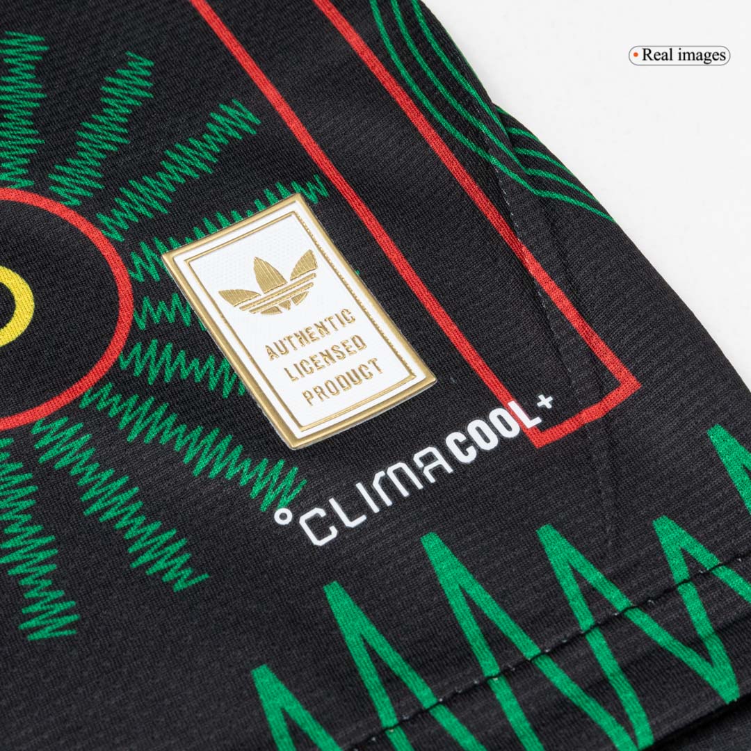 Jamaica Mens Away Soccer Jersey World Cup 2026 Black - Player Version