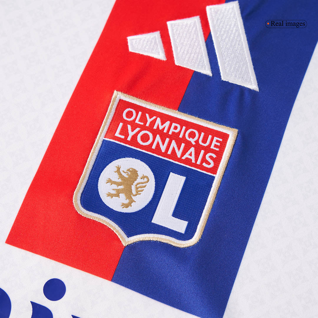 Olympique Lyonnais Mens Home Soccer Jersey 2025/26 White